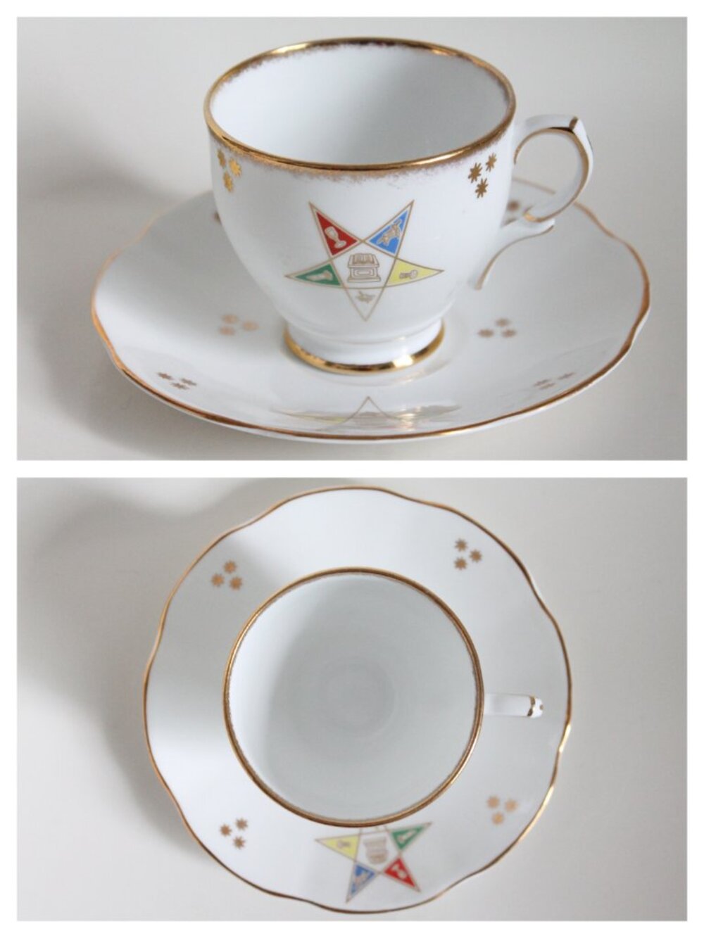 [TAYLOR & KENT / ROSINA] Order of the Eastern Star Cup and Saucer